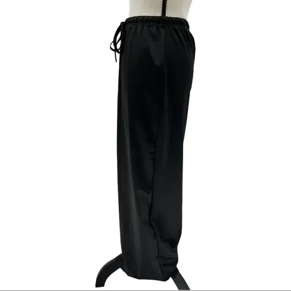 Black Women's Drawstring Hoodie Skirt Set Size Medium M - Picture 10 of 15